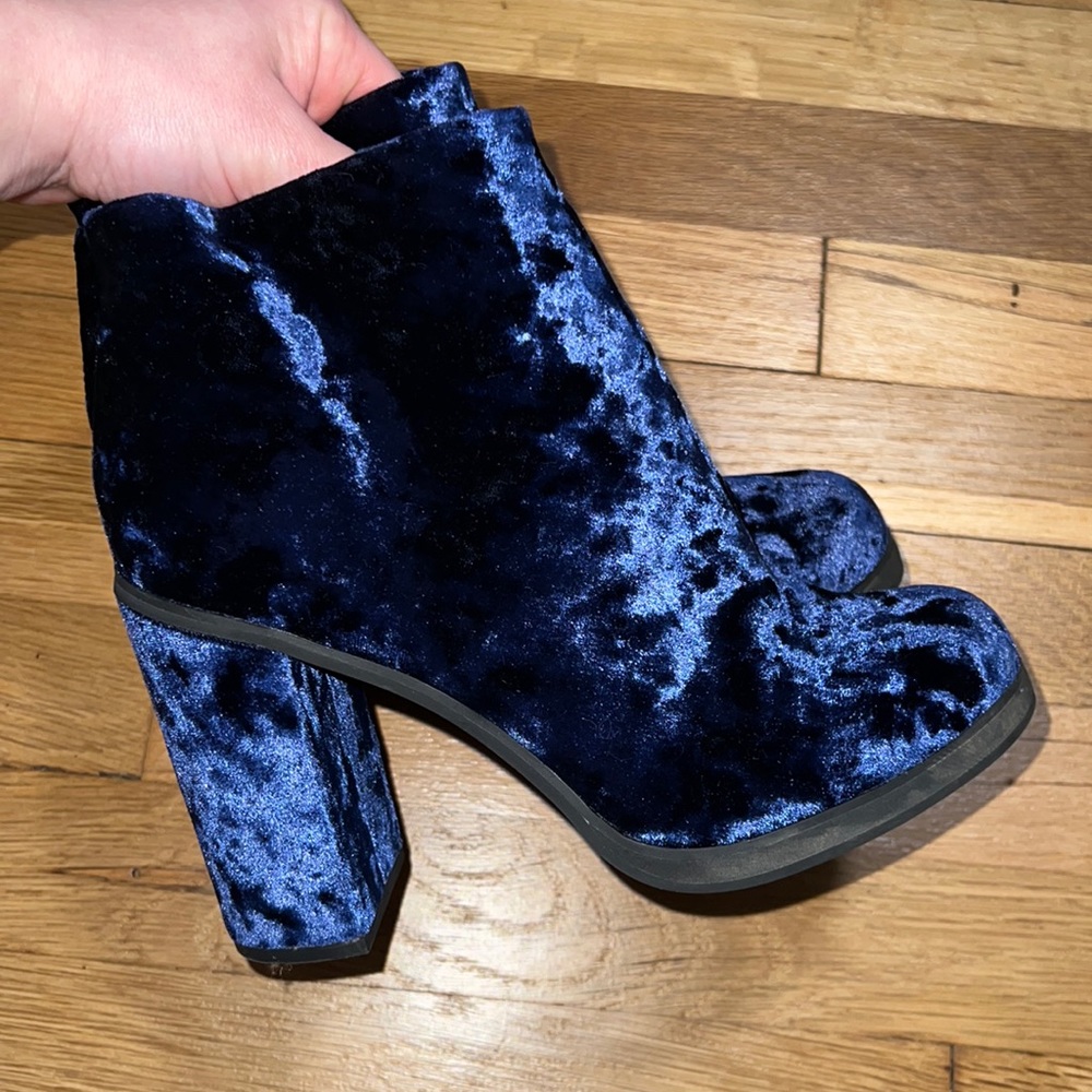 Seychelles Velvet Boots